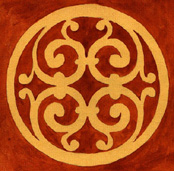A motif derived from metalwork